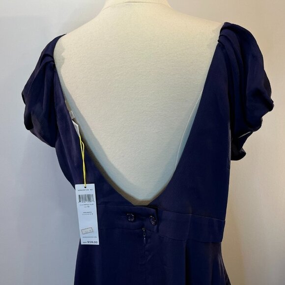BCBGeneration Women's Midnight Blue Open Back Dress - Size 12 - NWT $128 - Picture 3 of 5